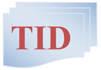 Logo for TID modellen